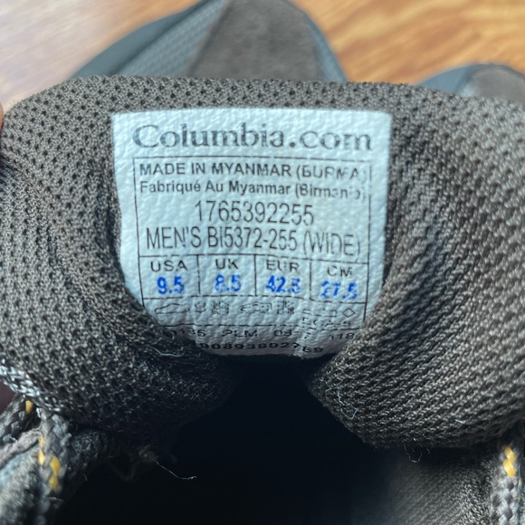 Columbia Mens Hiking Shoe Size 9.5 - Picture 6 of 7